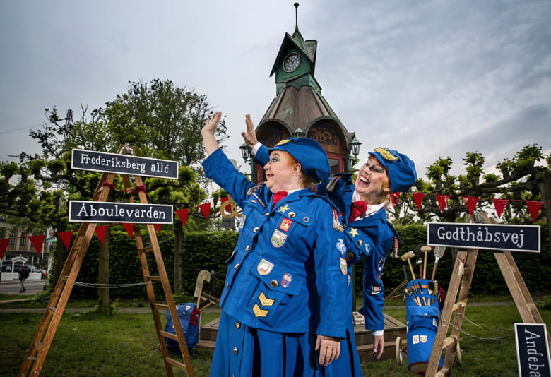 "Vejene vi går på" i Riddersalens have. Foto: Dennis Westerberg