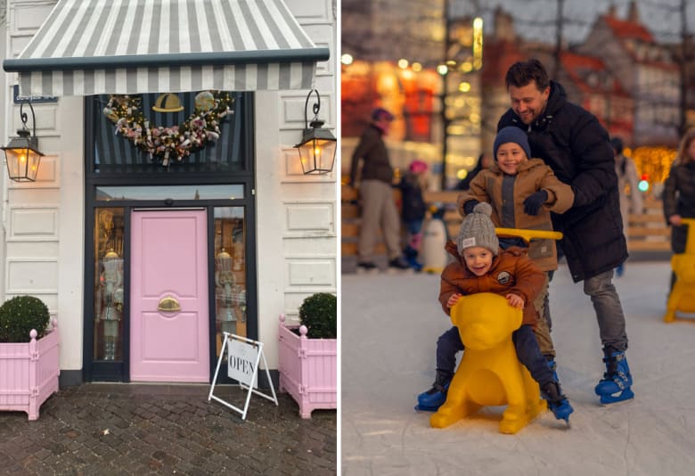 MAISON d'Angleterre og skøjtebanen på Kongens Nytorv. Foto: Børn i byen og Anders Hviid