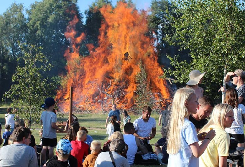 Bål i Sommerland Sjælland. Foto: Sommerland Sjælland