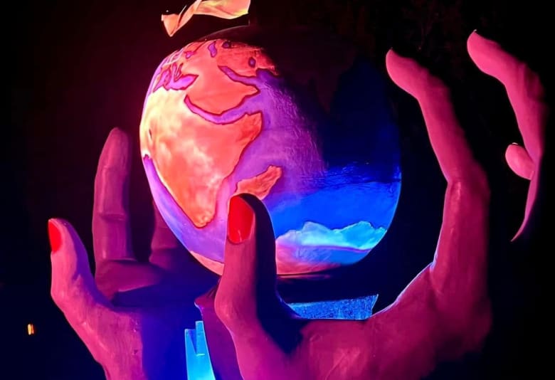 Magiske lys over Ledreborg. Fotograf: Ledreborg