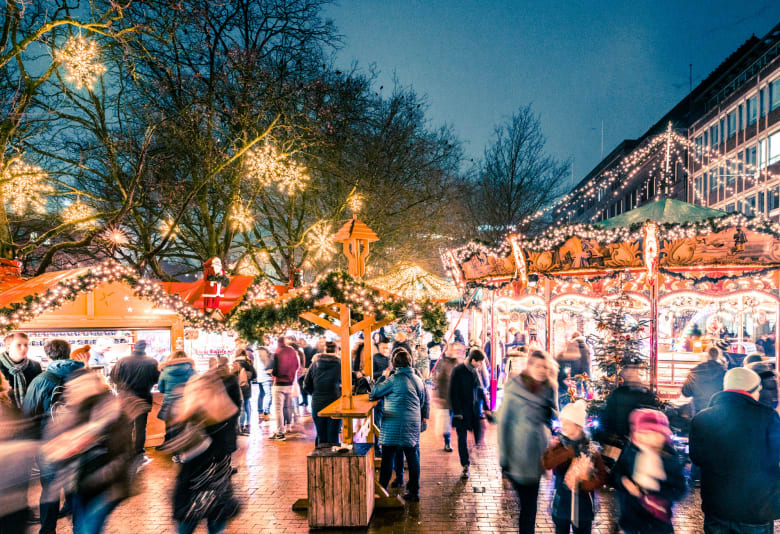 Kieler Weihnachtsmart Holstenplatz. Foto: Kai Kokott