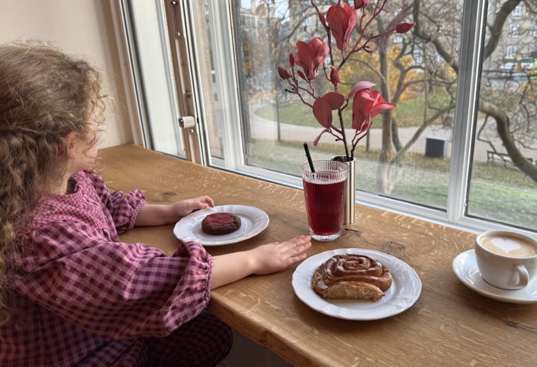 Kaffe, lemonade og bagværk