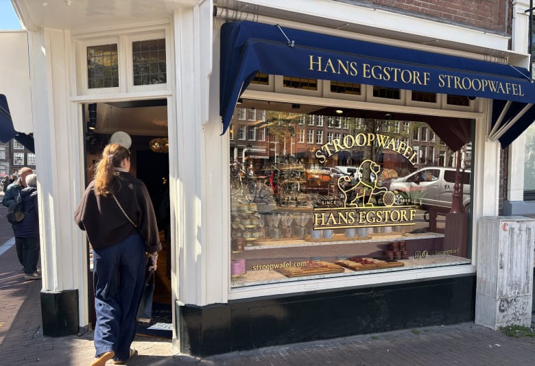 Et af Amsterdams vaffelbagerier