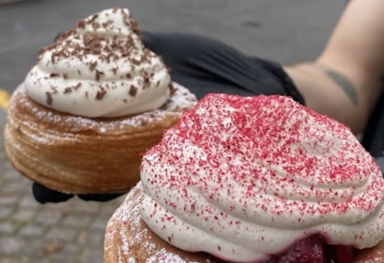 Sidste års fastelavnsboller hos Café Kaf. Foto: Café Kaf