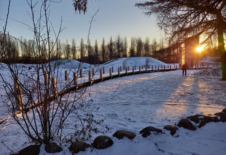 Vinter i Valbyparken. Fotograf: Københavns Kommune