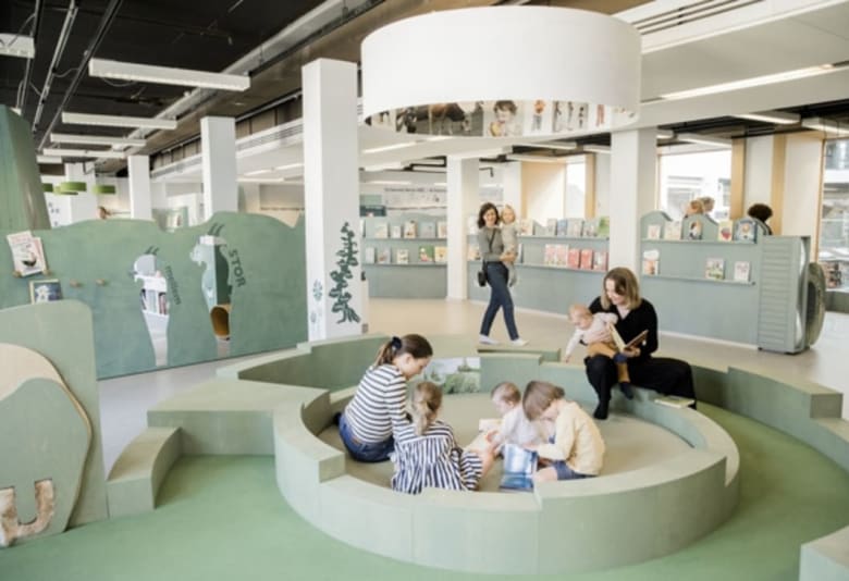 Københavns Hovedbibliotek – børneetagen LÆS.  Foto: Københavns Hovedbibliotek&nbsp;