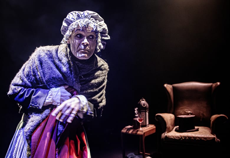 Kim Hammelsvang i Et Juleeventyr - En magisk monolog. Foto: Det Ny Teater