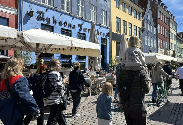 Ankomst til Nyhavns Færgekro. Foto: Stephanie Mielnicki