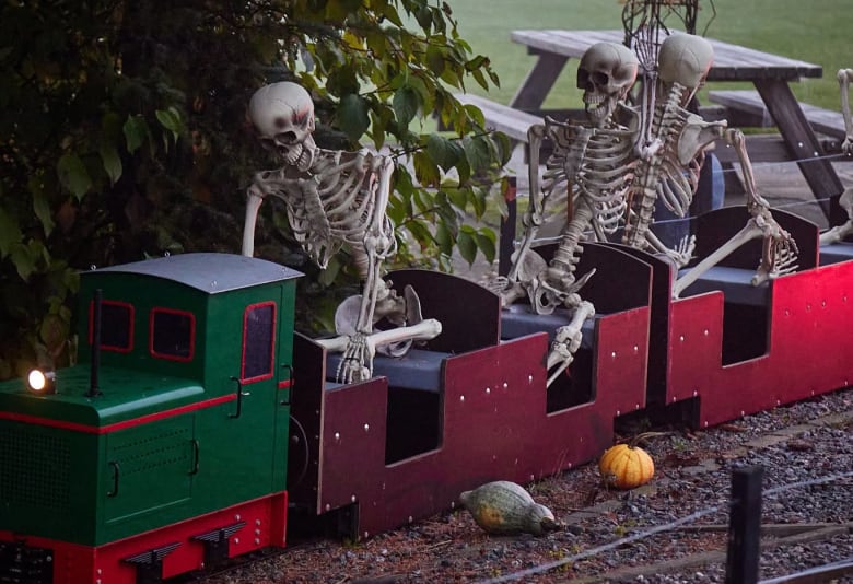 Halloween-uhygge. Foto: Modelparken