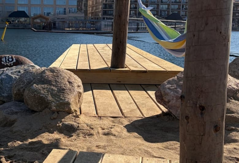 Slå jer ned i hængekøjen. Foto: Aarhus Watersports Complex&nbsp;