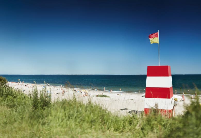Strand. Fotograf: Photopop / Visit Aarhus