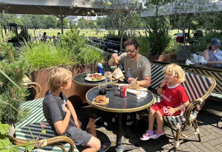 Frokost på Pavillon Beer Garden