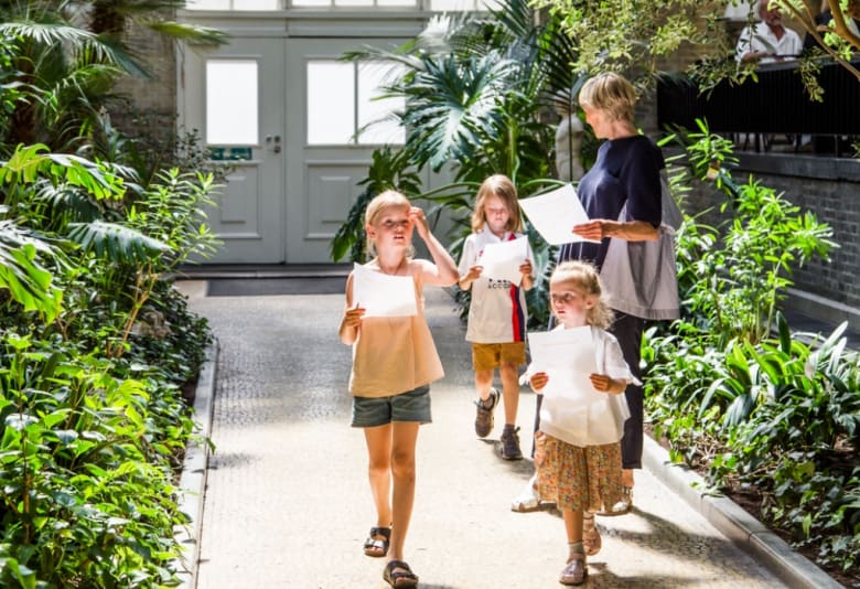 Sommerferie på Glyptoteket. Foto: Glyptoteket