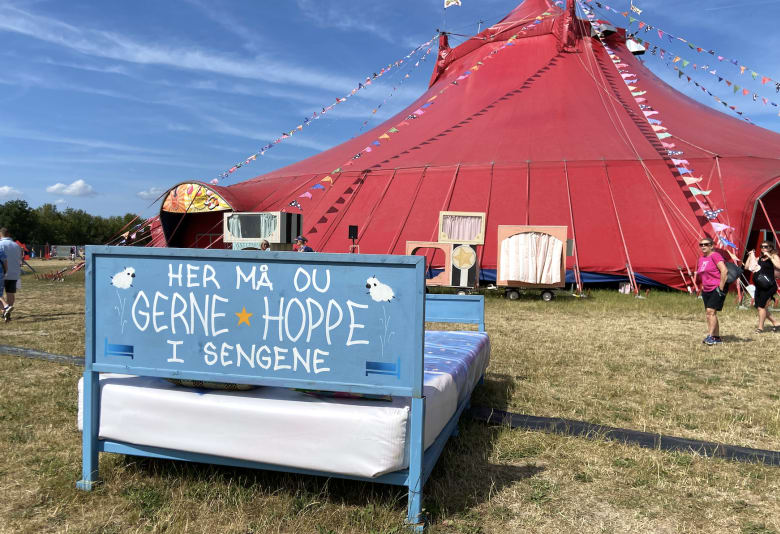 Cirkus Summarums cirkusplads. Foto: Caroline Hemmingsen