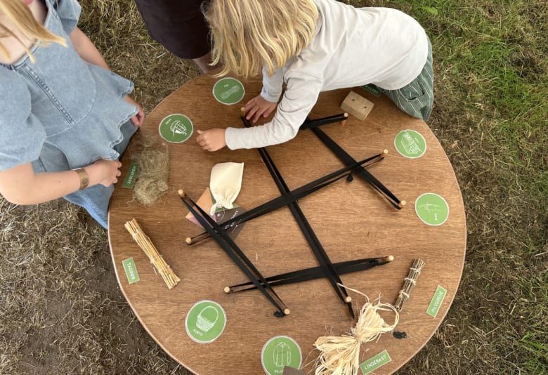 Sommeraktivitet for børn om planternes rige på Esrum Kloster. Foto: Stephanie Mielnicki