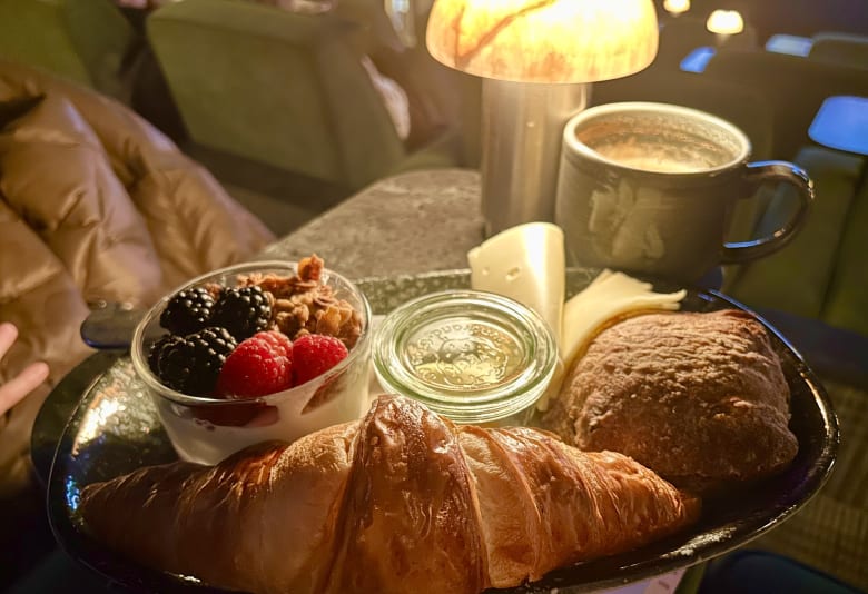 Brunchtallerken i Reservoir biografsal. Foto: Nanna Enevoldsen