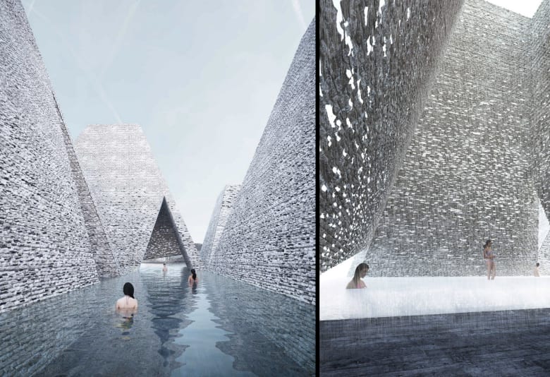 Københavns nye Vand-kulturhus. Foto: Kengo Kuma