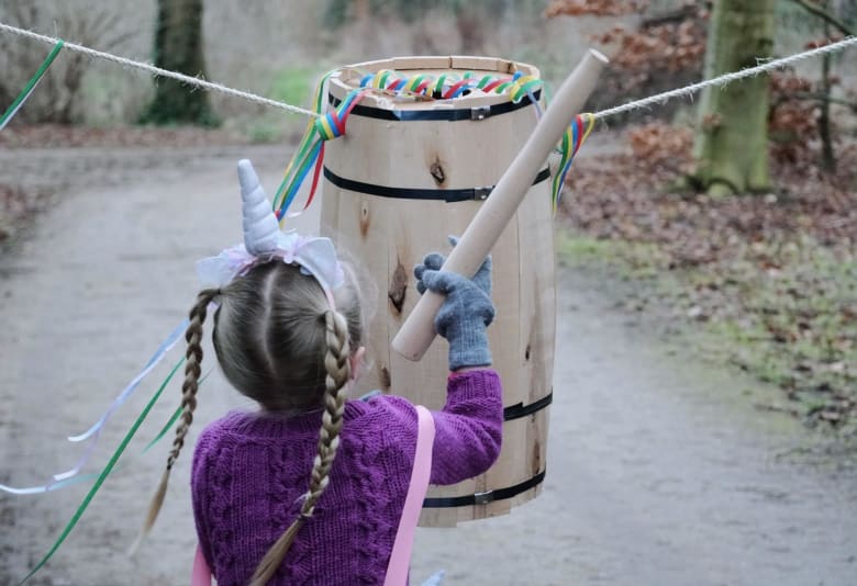 Fastelavn på Frilandsmuseet. Foto: Frilandsmuseet