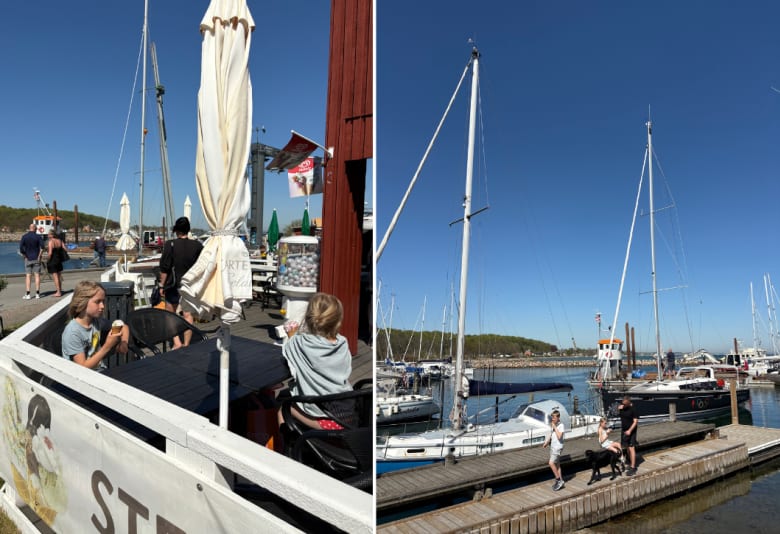 Glæd jer til en is på havnen i Nivå. Fotograf: Caroline Meldgaard