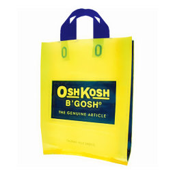 Soft loop handle store plastic bags