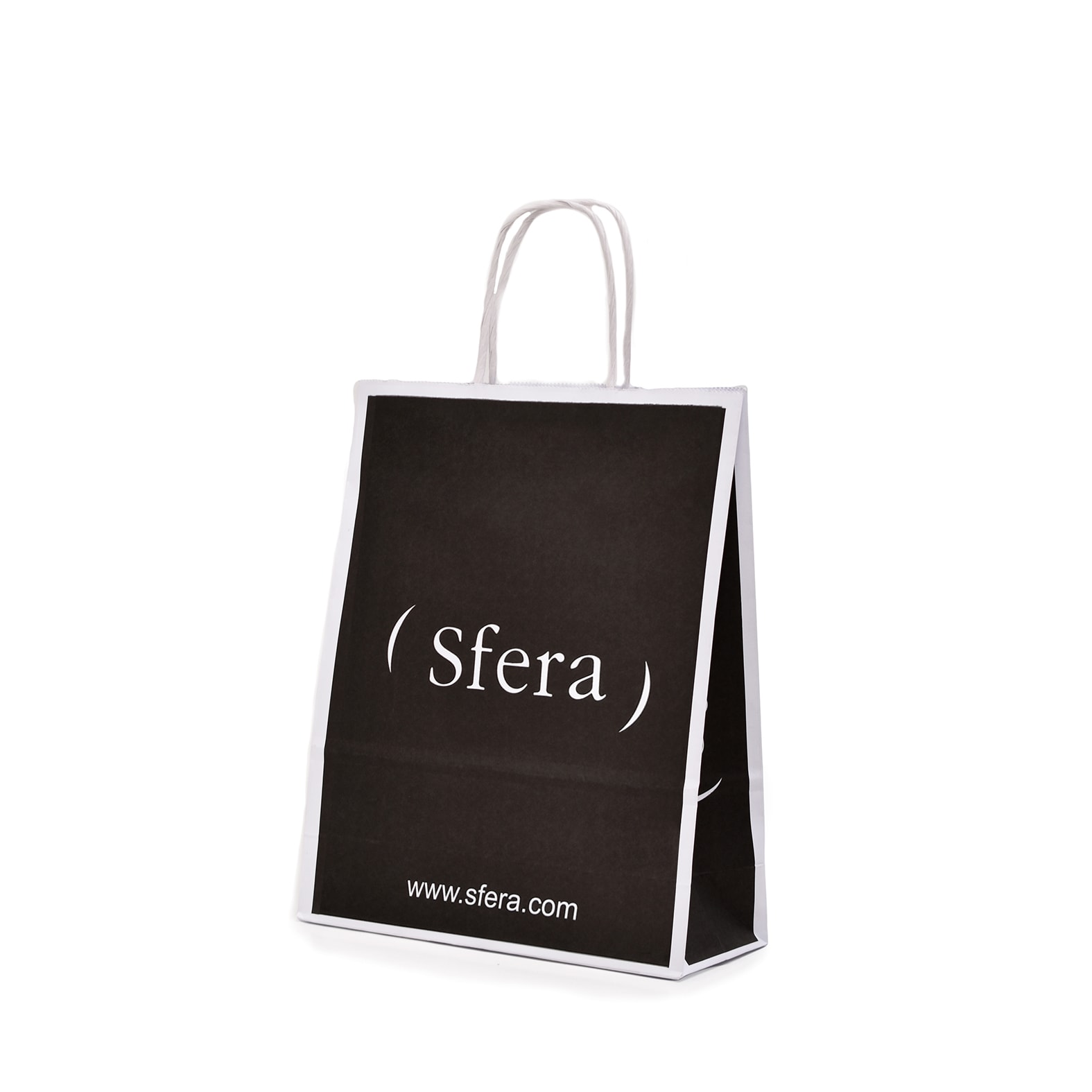 Bolsa para boutique impresa con el logotipo de: Sfera.