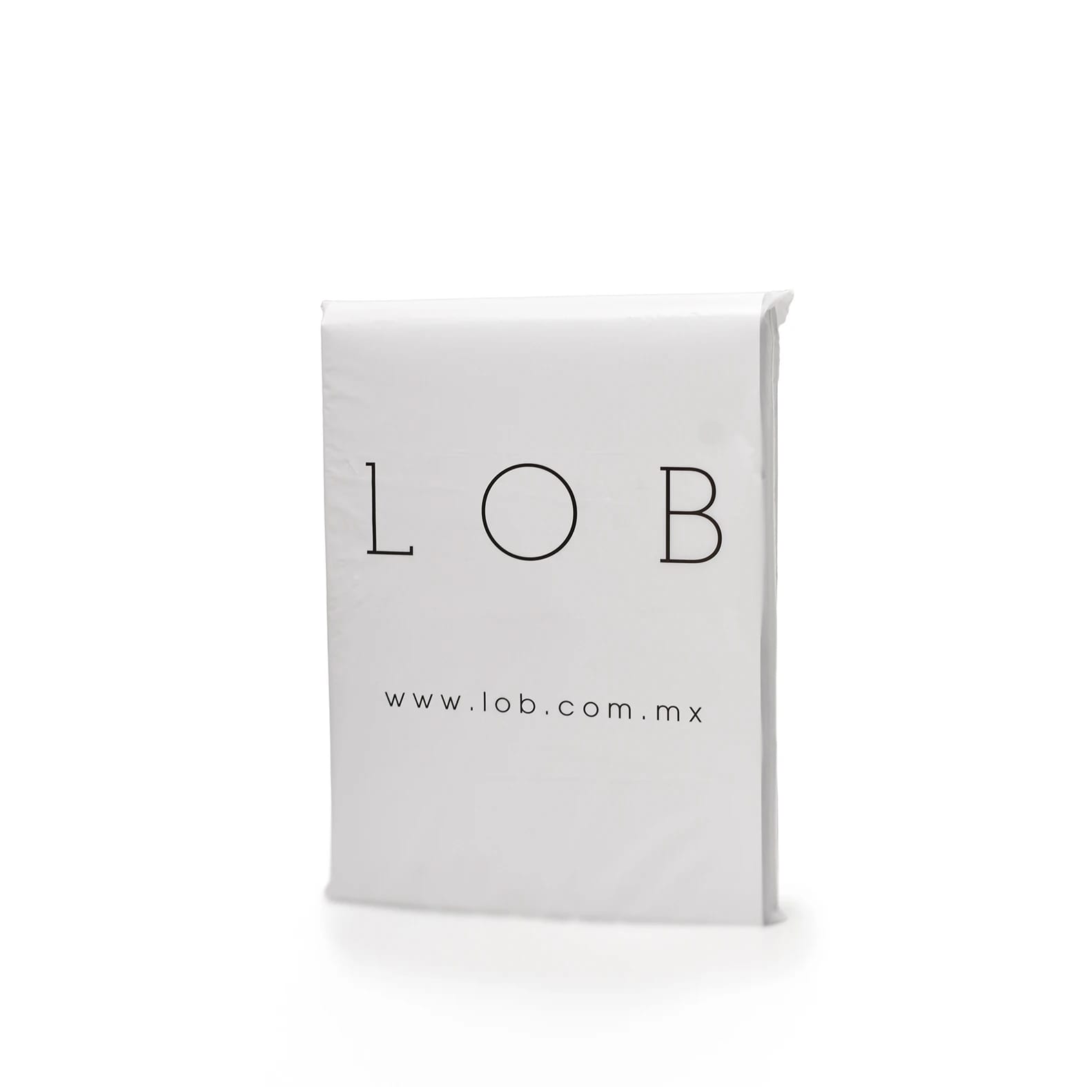 Bolsa blanca impresa para las boutiques de ropa y accesorios: LOB.