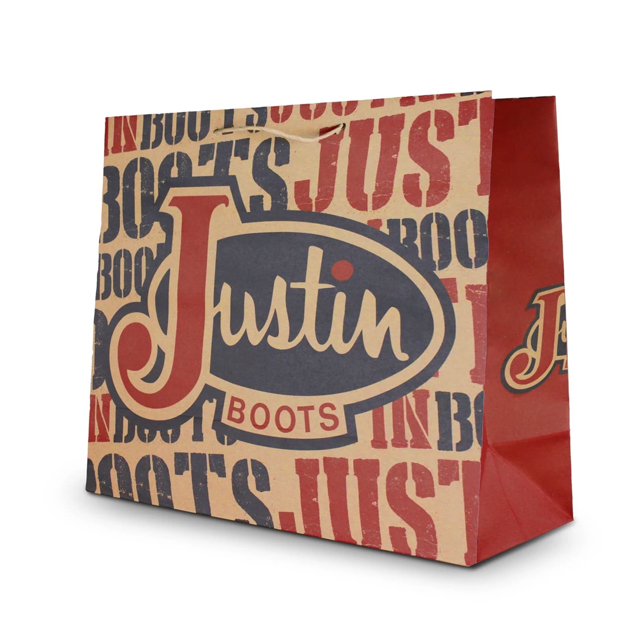Bolsa de papel tipo Kraft  personalizada con diseño e impresión a dos tintas.