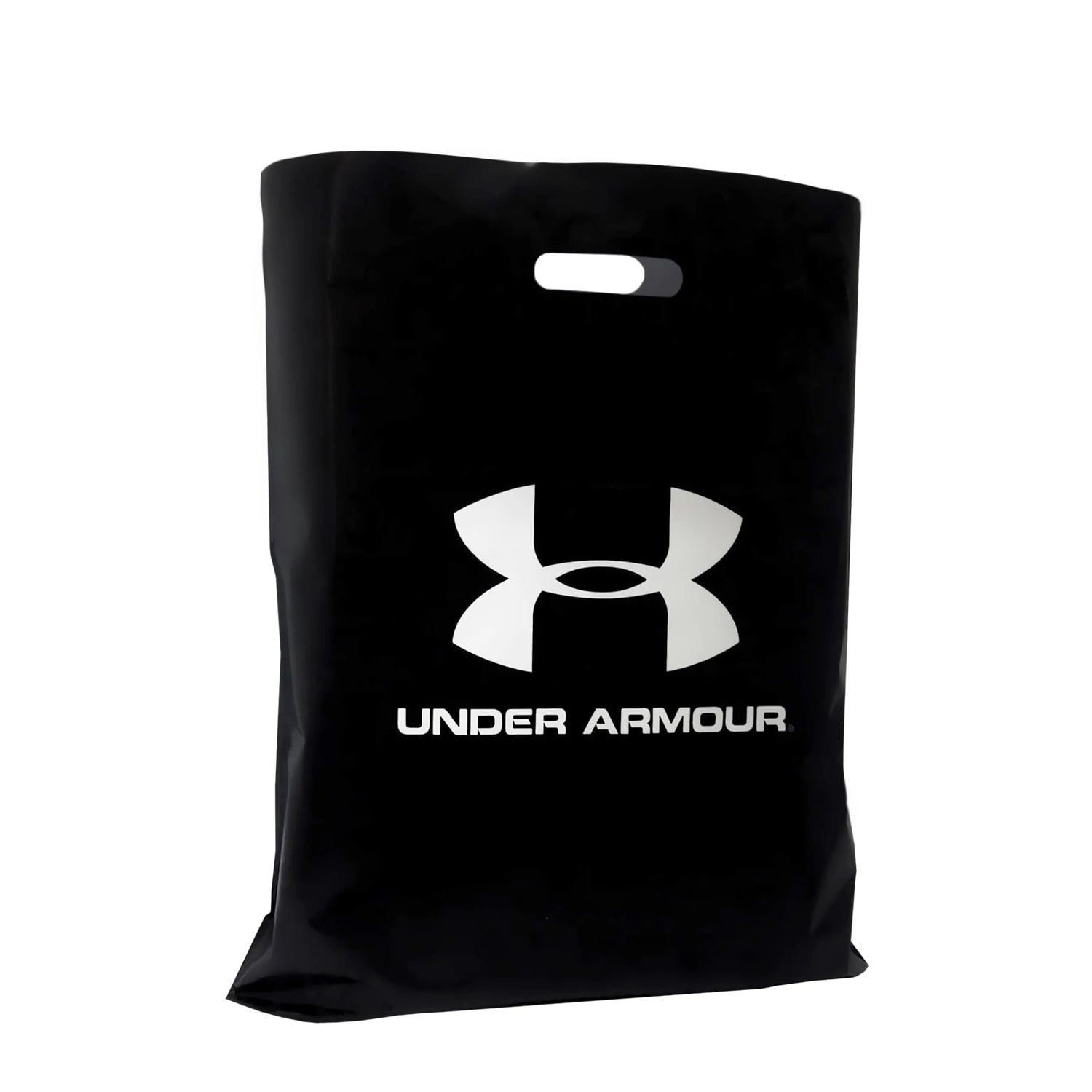 Bolsa asas troqueladas de plástico impresa con logo: Under Armour