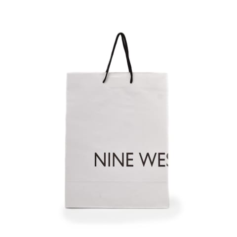 Bolsa bond blanca impresa con logotipo para: Nine West.