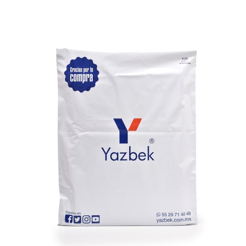 Bolsa para envíos resellable impresa con el logotipo de: Yazbek.