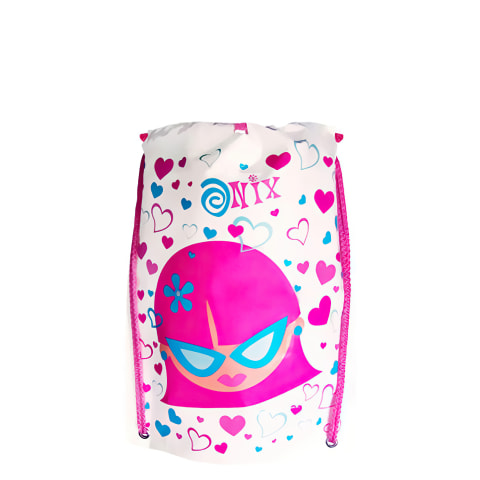 Bolsa tipo mochila impresa para la marca: Onix.