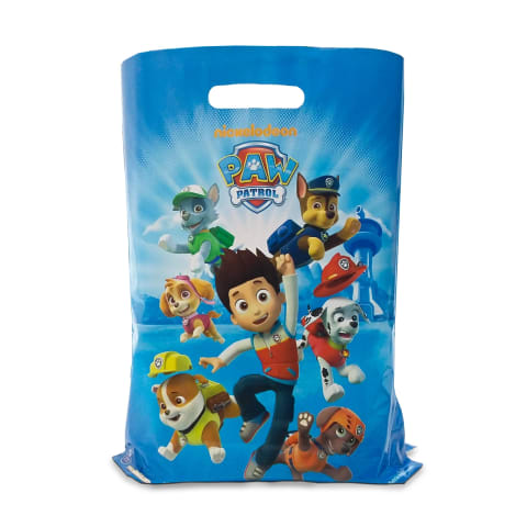 Bolsa para regalo de plástico impresa a todo color para la marca: Patrol