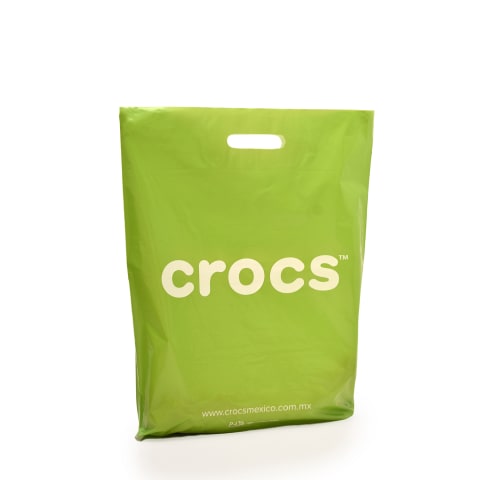 Bolsa de plástico asas troqueladas Crocs
