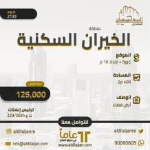 Land for Sale in Khiran Residential - Desert Side