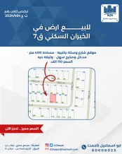 Land for Sale in Khiran Residential - Desert Side