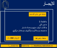 Apartment for Rent in Jaber Al-Ahmad