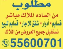 شقة للايجار في غرب عبدالله المبارك