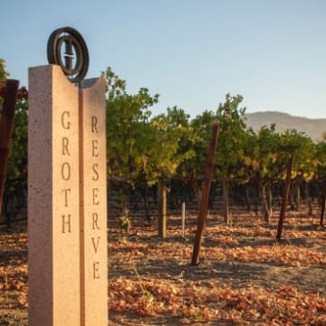 Groth Reserve Cabernet Sauvignon Vineyard Marker
