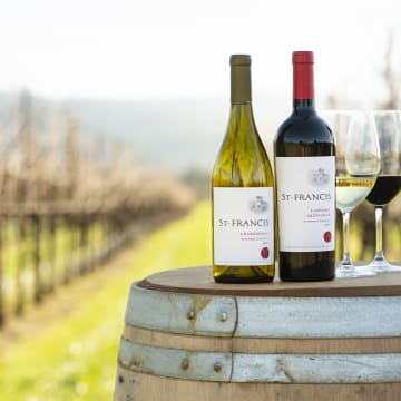 St. Francis Chardonnay & Cabernet Sauvignon