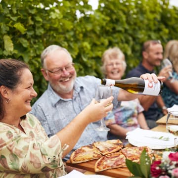 Lunch in the vineyard