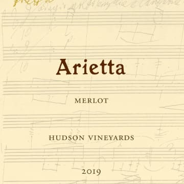 Arietta Merlot Hudson Vineyards 2019