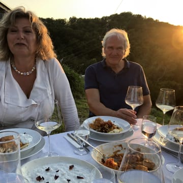 dinner in the vinyard