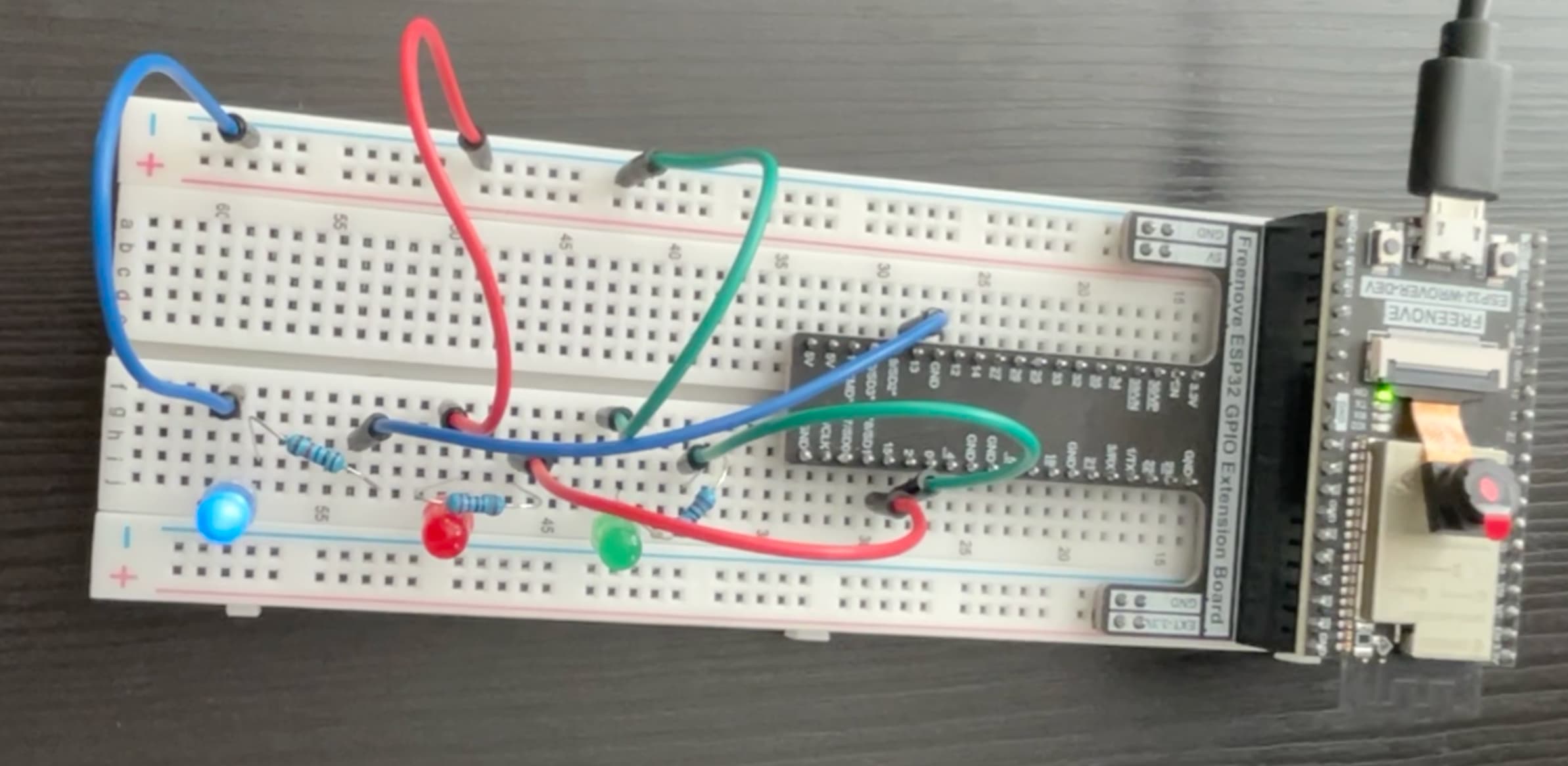 Three LEDs image