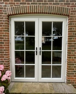 Evolution Storm 2 French Doors with Geo Grid