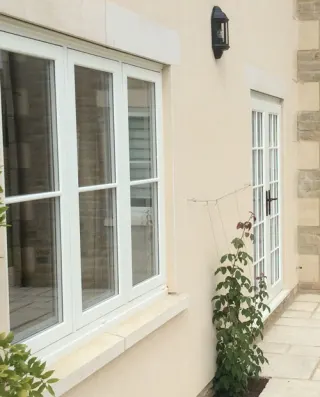 Evolution Storm UPVC Flush Casement Windows + French Doors - Cottage + Georgian Bar Design - Newbury