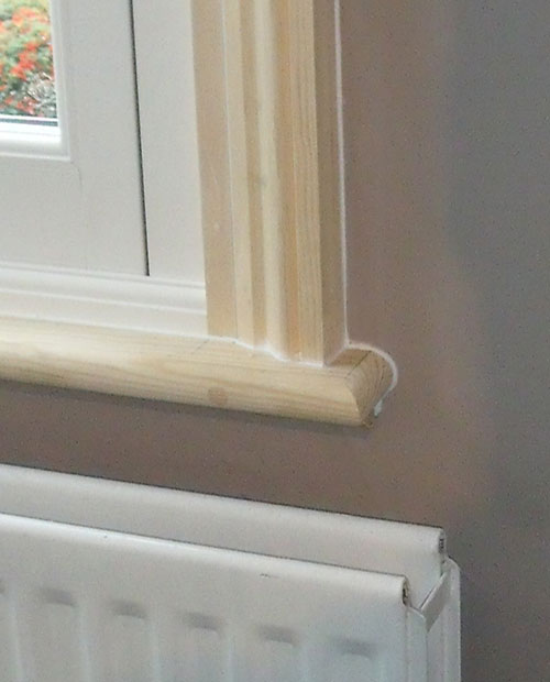 Sash Windows carpentry at its best. Everything looks perfect ready for painting.