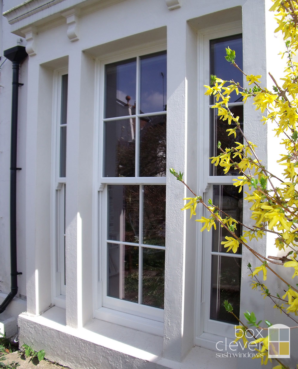 Masterframe Bygone Collection UPVC Sash Windows - Bespoke Georgian Bar Design - Reading