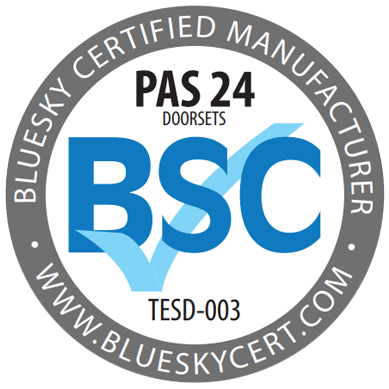 Bluesky certified manufacturer PAS 24 doorsets BSC TESD-003