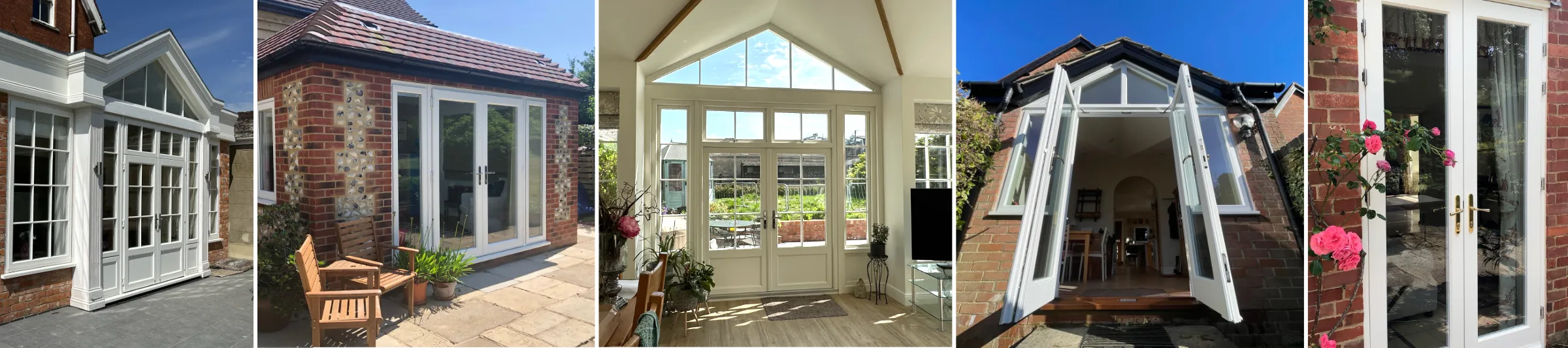 uPVC and Timber French Doors