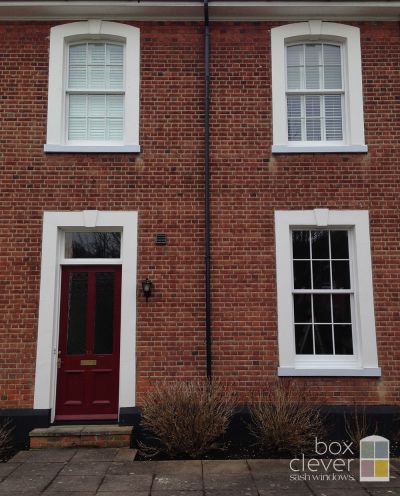 Masterframe Bygone Collection UPVC Sash Windows - Conservation Area Approved Arched Head Windows - Winchfield, Hampshire